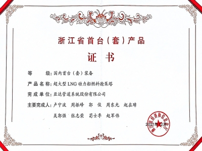 國家首臺套-超大型LNG動力船燃料艙泵塔